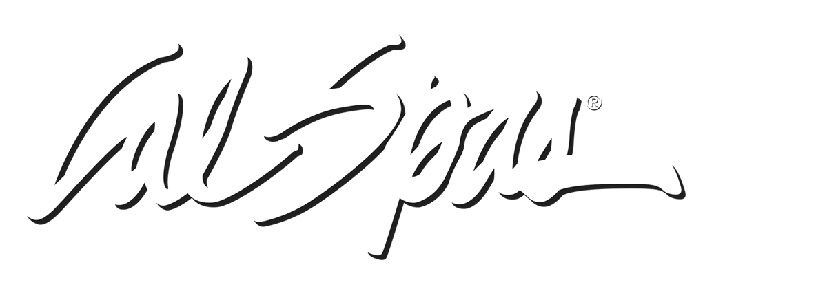 Calspas White logo hot tubs spas for sale Yucaipa